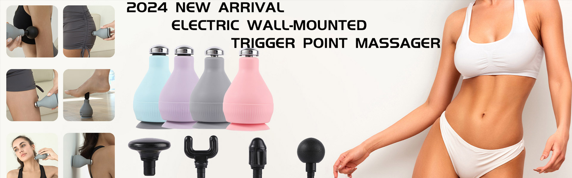 Electric suction Multifunction trigger point massager