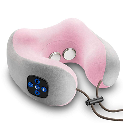  Yipeony Low frequency pulse and vibration massage U-shaped Massage Pillow