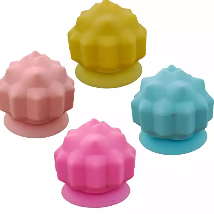 New Hot Trending Suction Cup Triangle Muscle Training Massage Ball Muscles Deep Tissue silicone Massage Ball 1 - 9 pieces